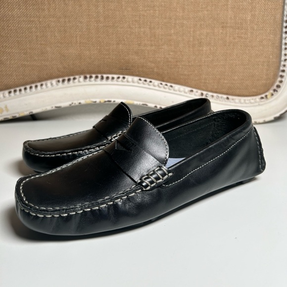 Cole Haan Black Leather Slip-On Loafers Women’s Flat Size 8.5B - Picture 2 of 15